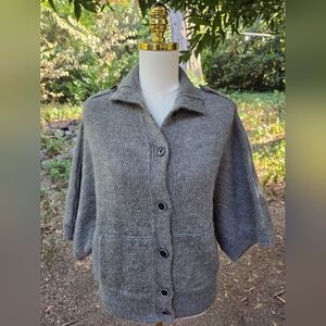 Alpaca Banana Republic Gray Women's Cardigan‎ Sweater